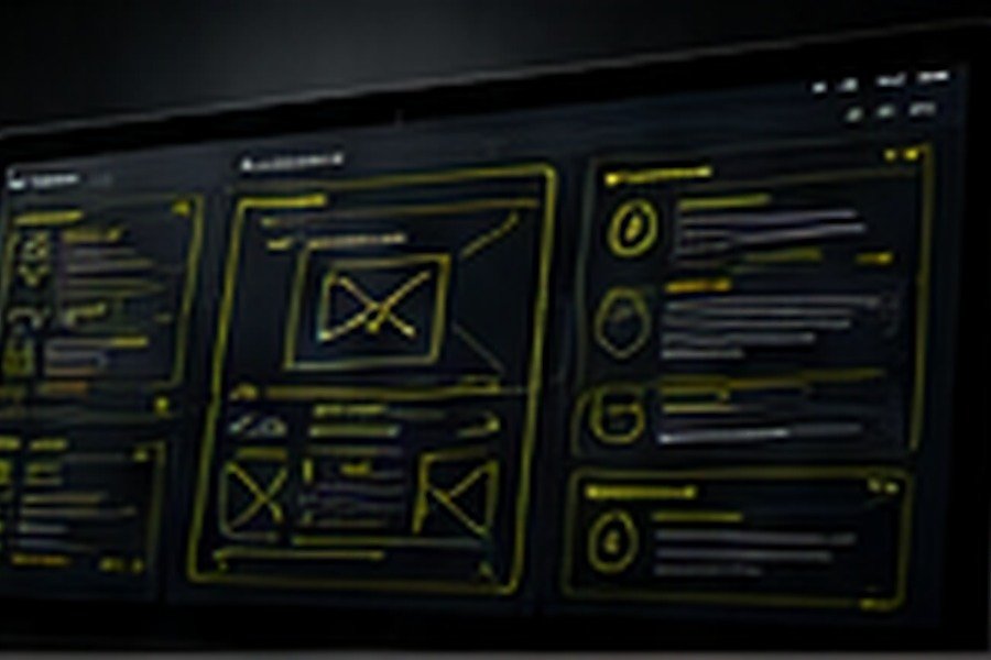 UI and UX design visual