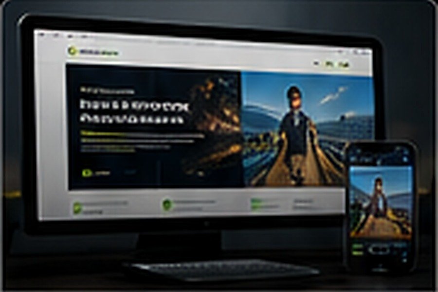 Website design and development visual